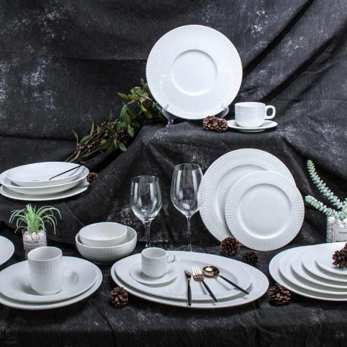 Verfügbarer starker 16Pc 20Pc keramischer Essgeschirr-Satz Soem-ODM