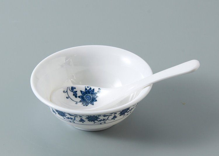 Chinese Style On Glaze Decal 7pc Melamine Crockery Sets
