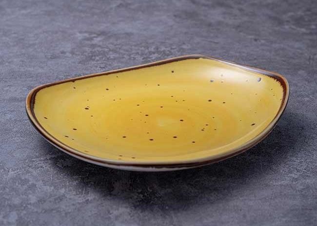 Irregular Color Glaze 7.25" 8.75" 10.5" Salad Serving Plates